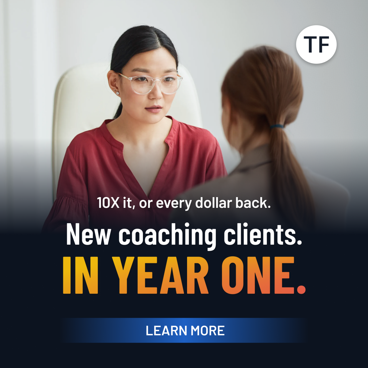 Tom Ferry Coaching Facebook ad: FREE Business Strategy Session
