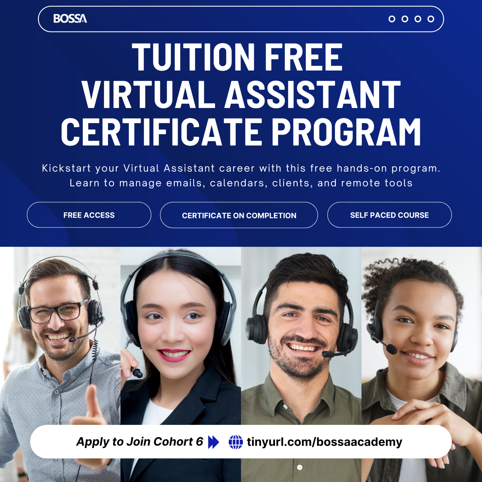 Betteroffservices Facebook ad: BOSSA Tuition Free Programs