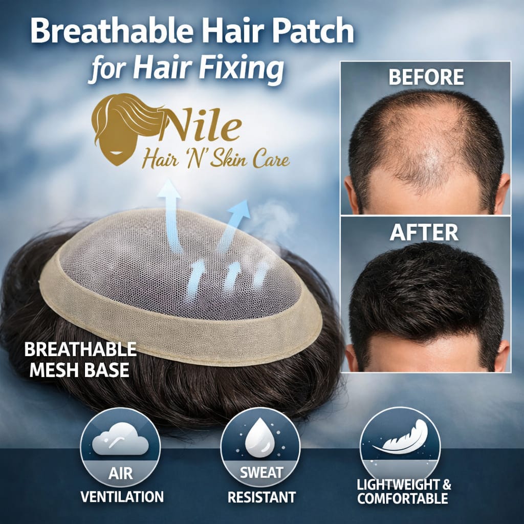 Nile Hair N Skin Care Facebook ad: Get Natural Hair in Minutes, No Surgery!