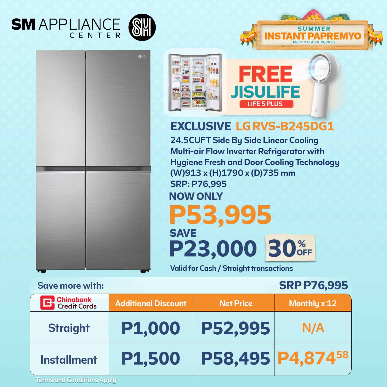 SM Appliance Center Facebook ad