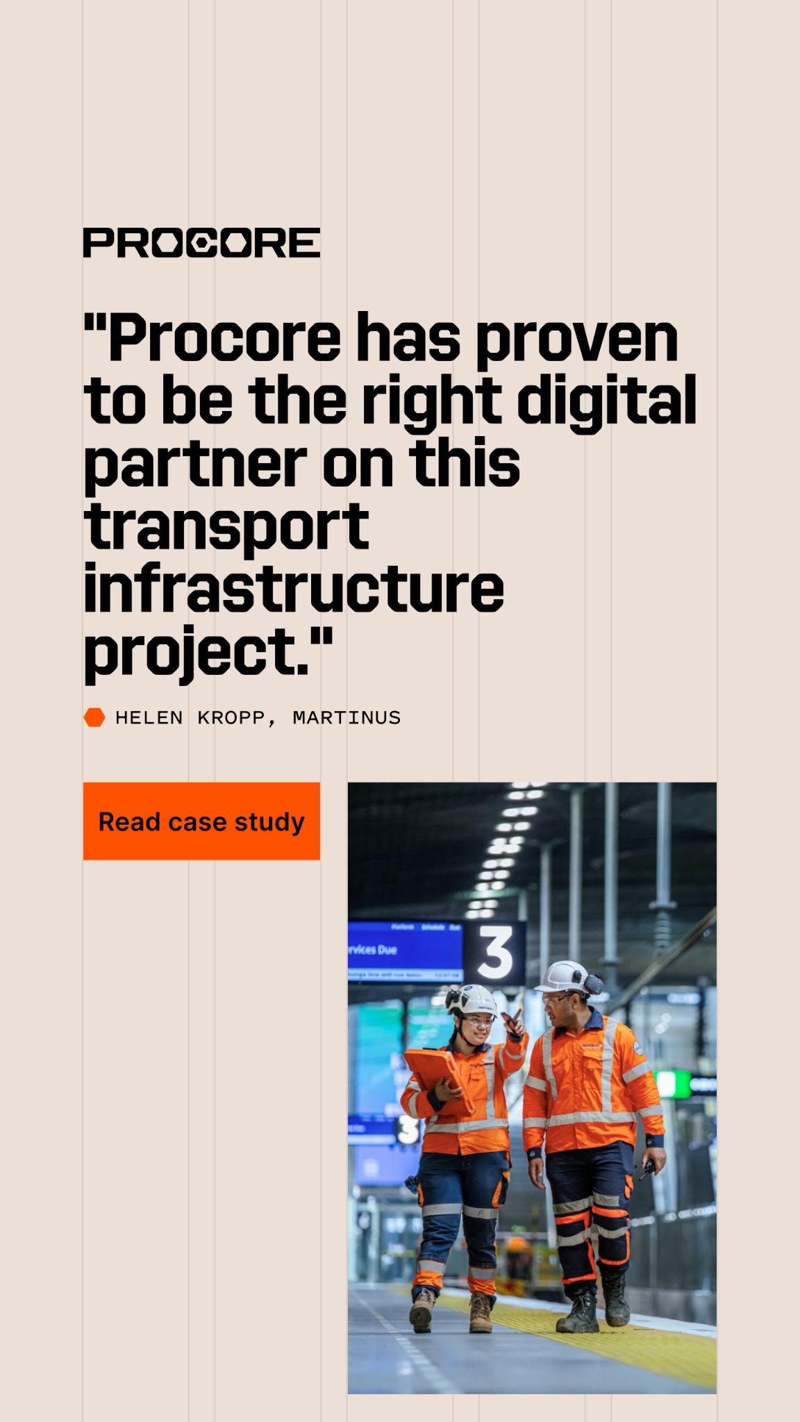 Procore Technologies Facebook ad