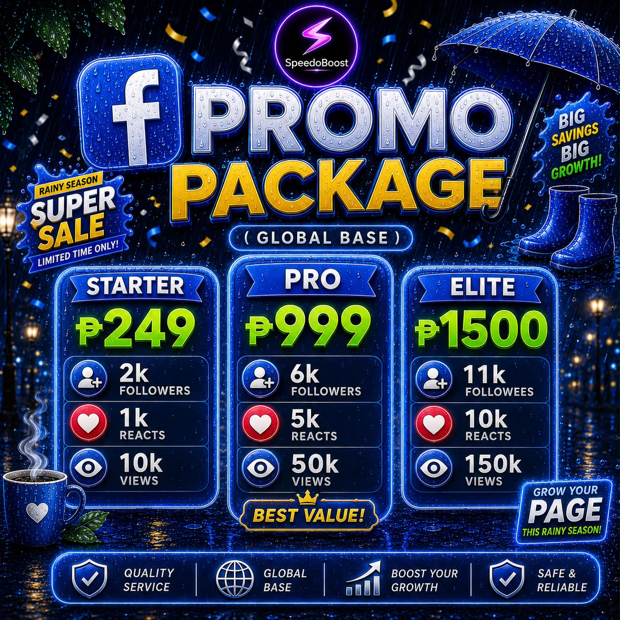 Speedoboost Facebook ad