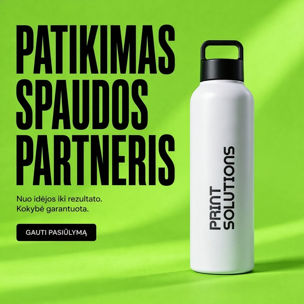 PrintSolutions.lt Facebook ad: Verslo dovanos su Jūsų logotipu