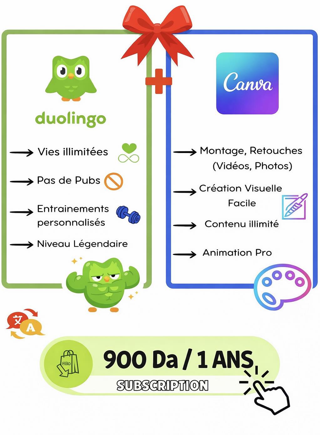 Hiko Market Facebook ad: Pack Premium Apprentissage & Création pour seulement 900…