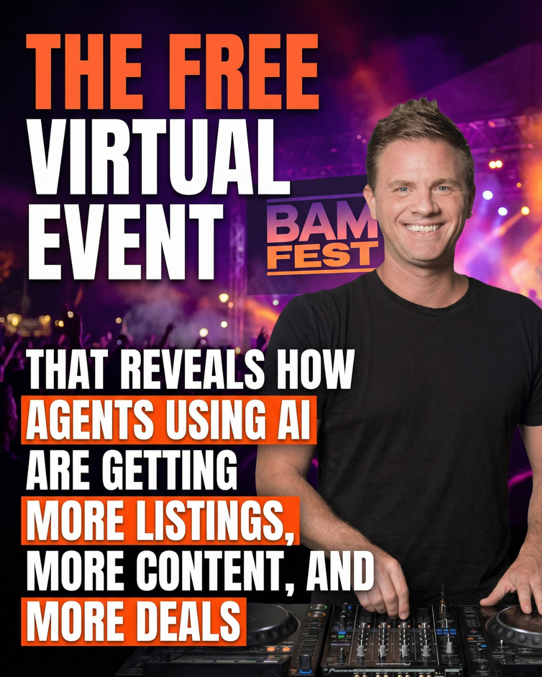 BAM Facebook ad: Free. Virtual. April 22nd. Save Your Spot.