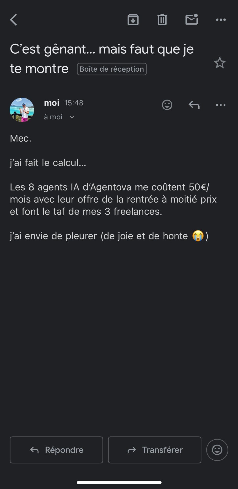 Agentova.ai Facebook ad