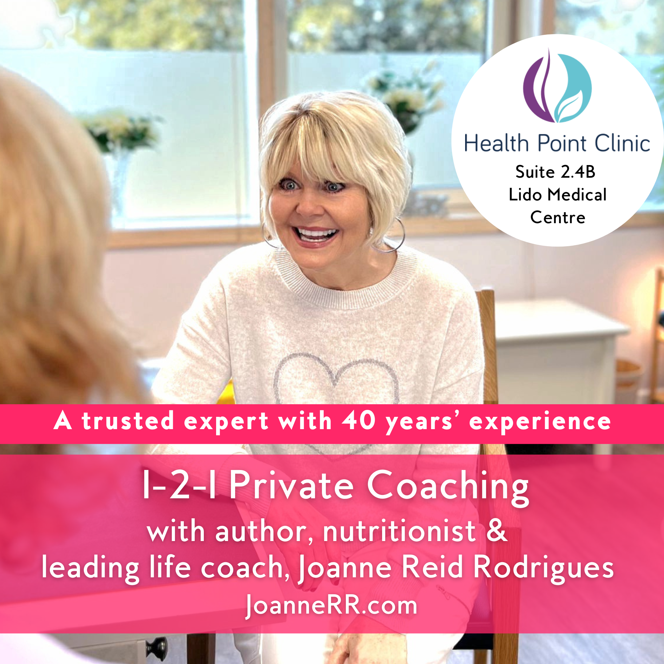 Slimming Together - Authentic Confidence - Joanne Reid Rodrigues Facebook ad: 1-2-1 Private Coaching