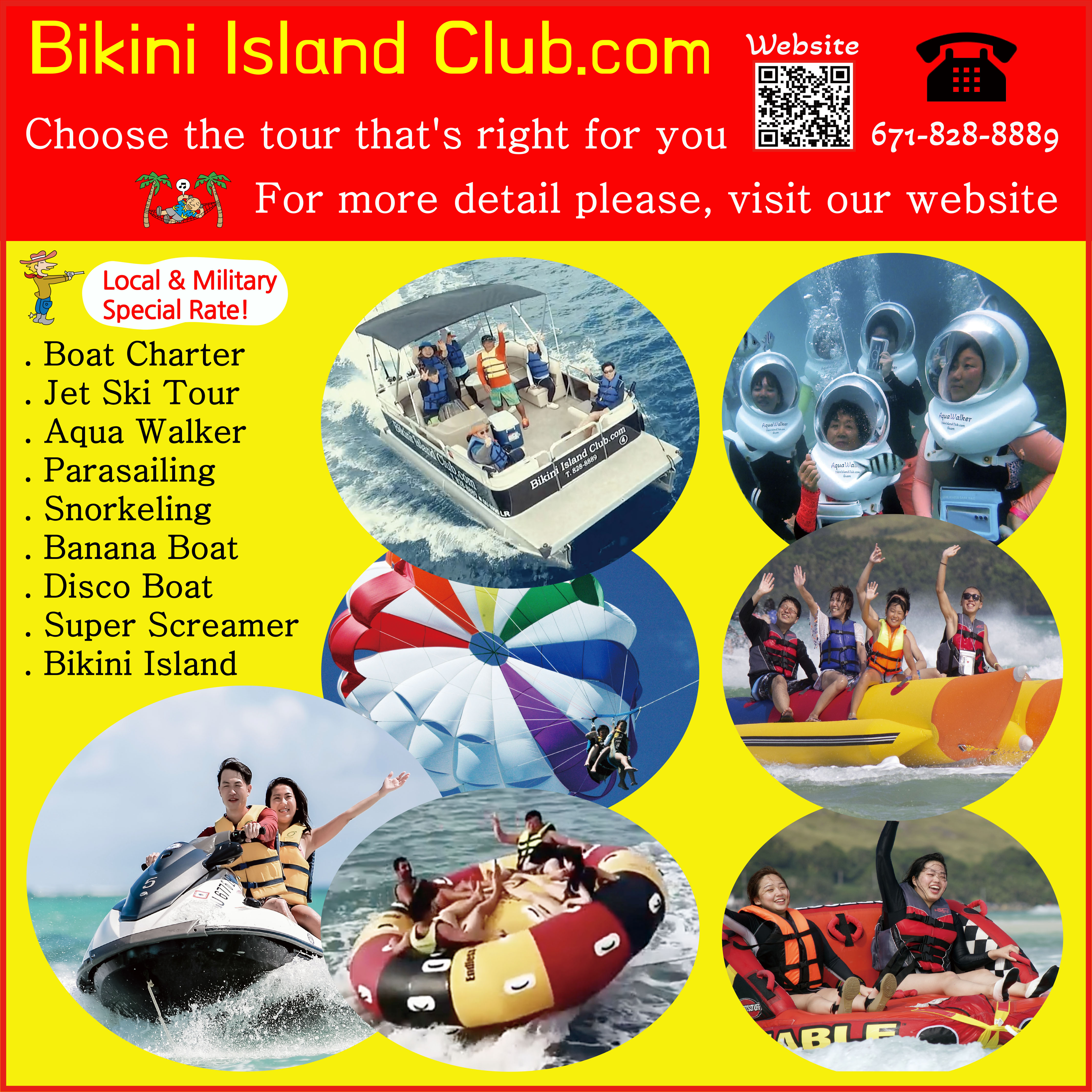 Guam Bikini Island Club Facebook ad