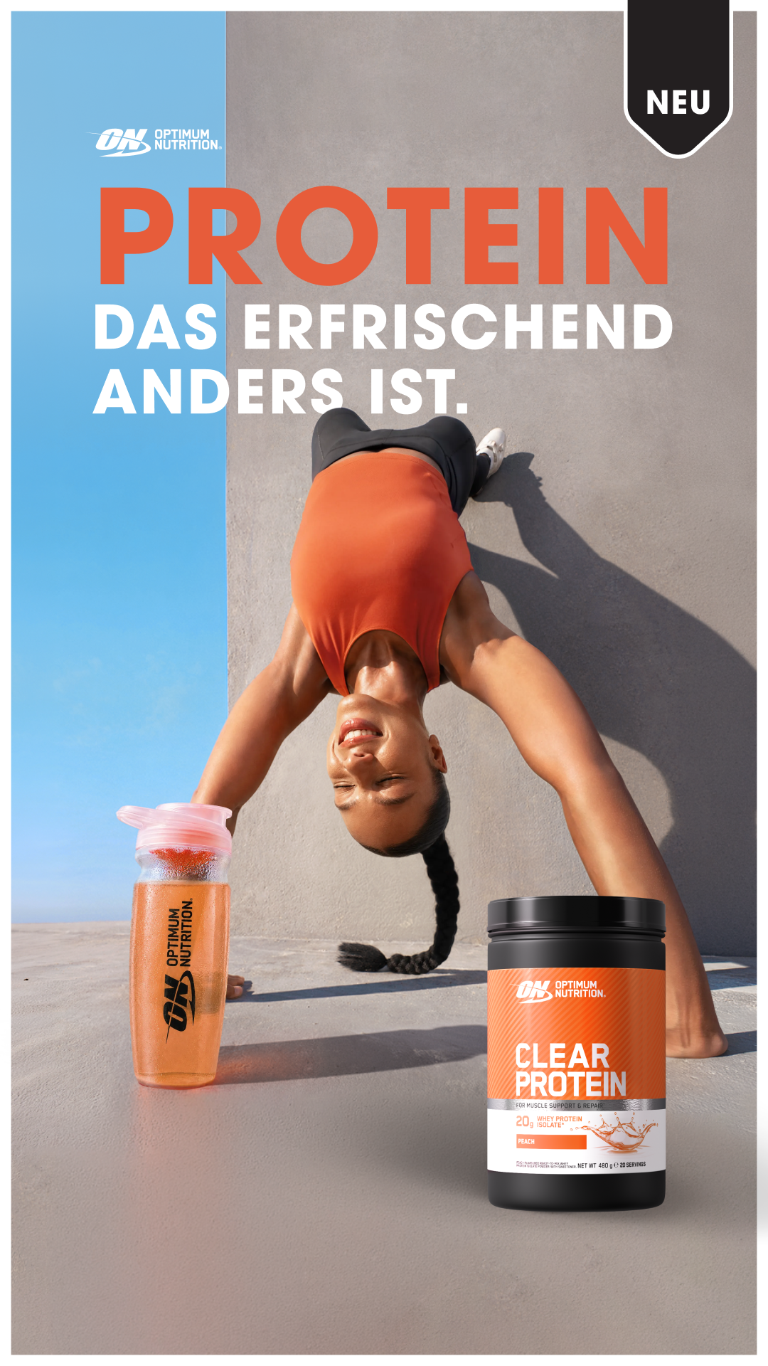 Optimum Nutrition Facebook ad from Jul 1, 2026