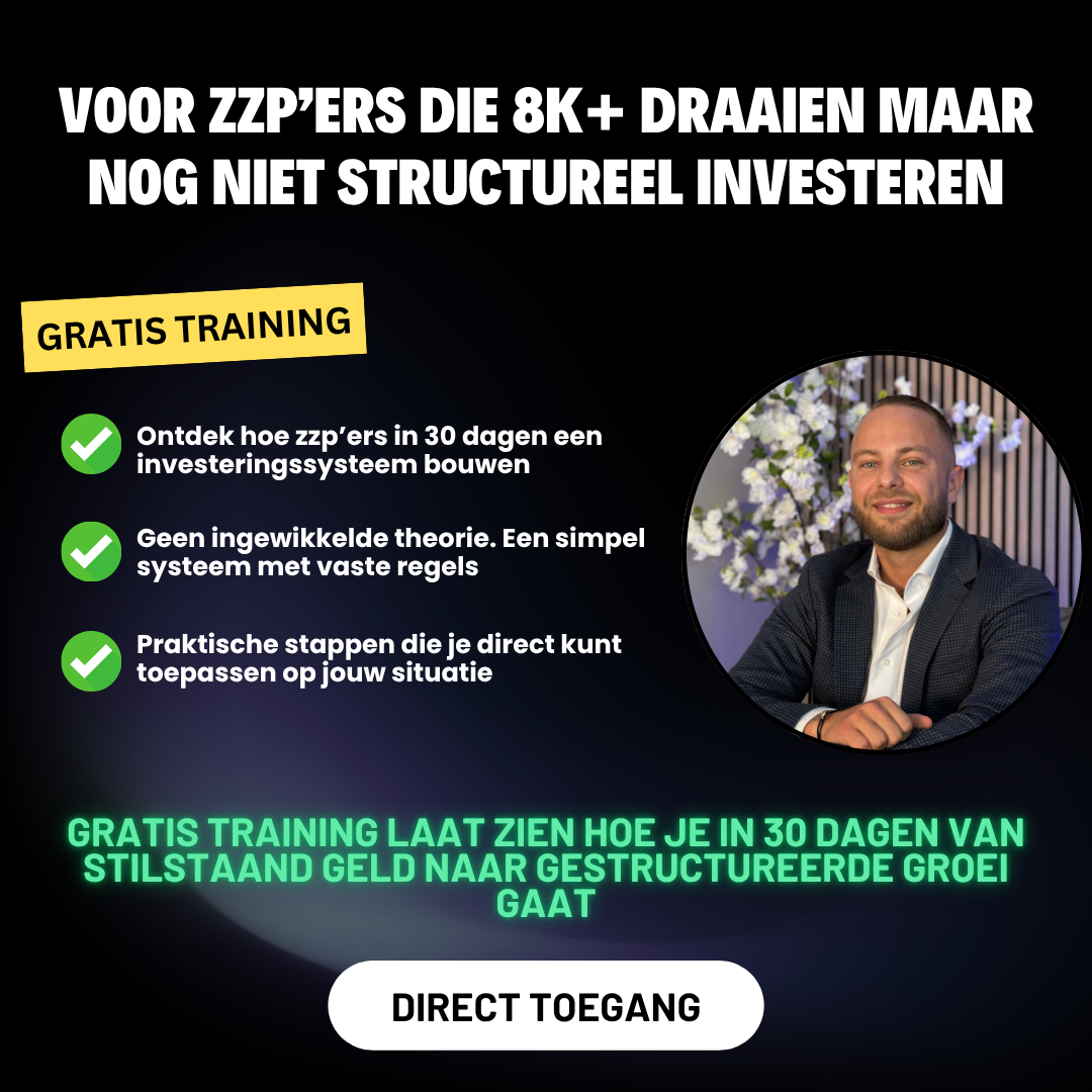 Jeffrey van den Bosch Facebook ad: Gratis Training Voor zzp'ers