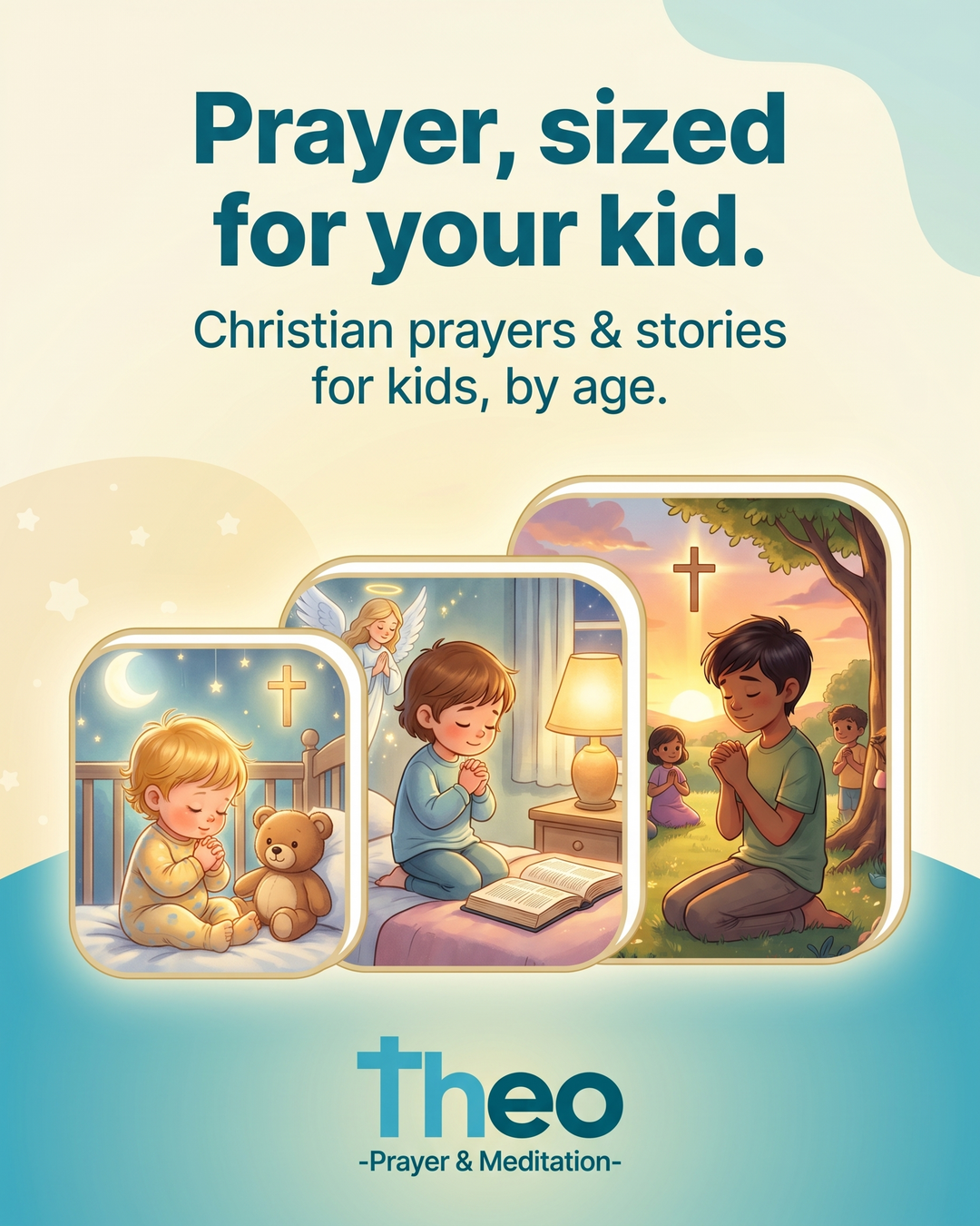 Theo: Prayer & Meditation Facebook ad
