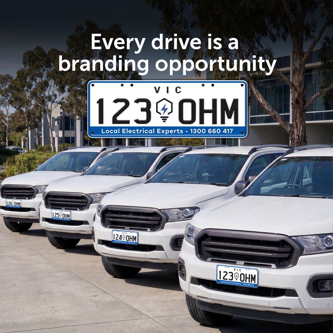 Custom Plates Facebook ad