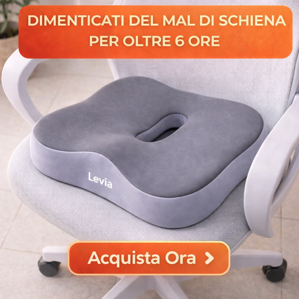 Levia Facebook ad: Dimenticati del mal di schiena