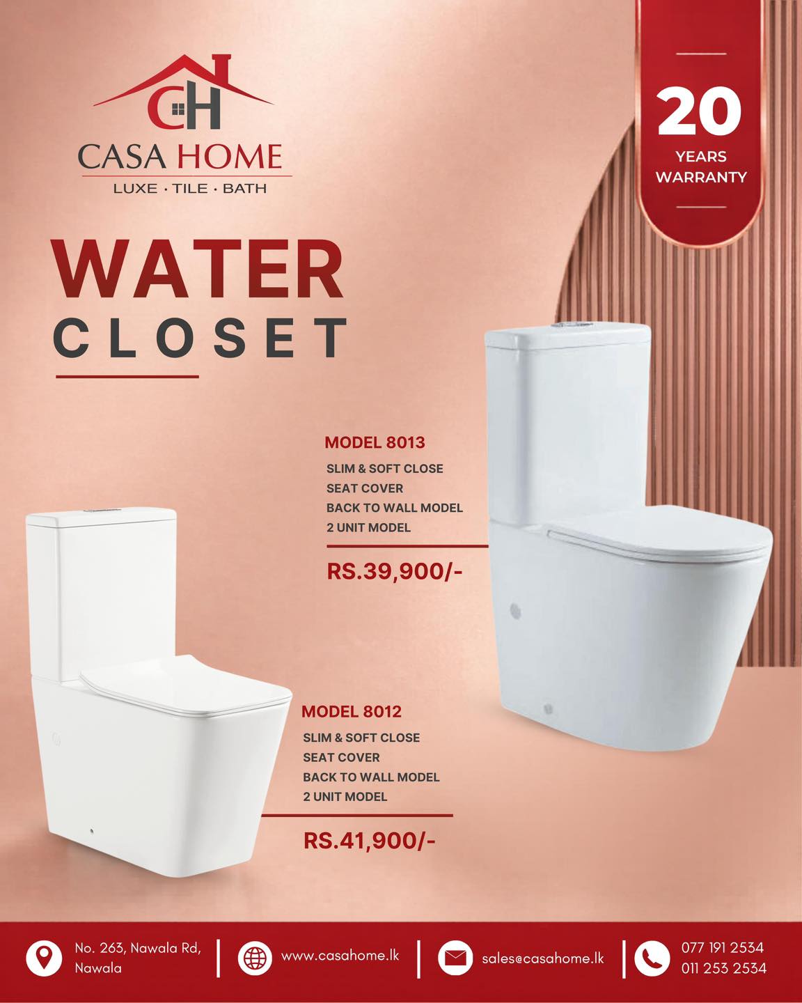 Casa Home Facebook ad: Chat with us