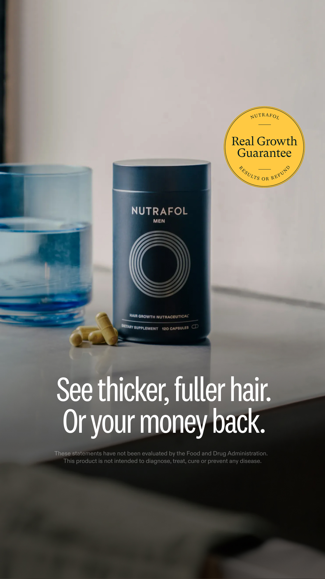 Nutrafol Men Facebook ad