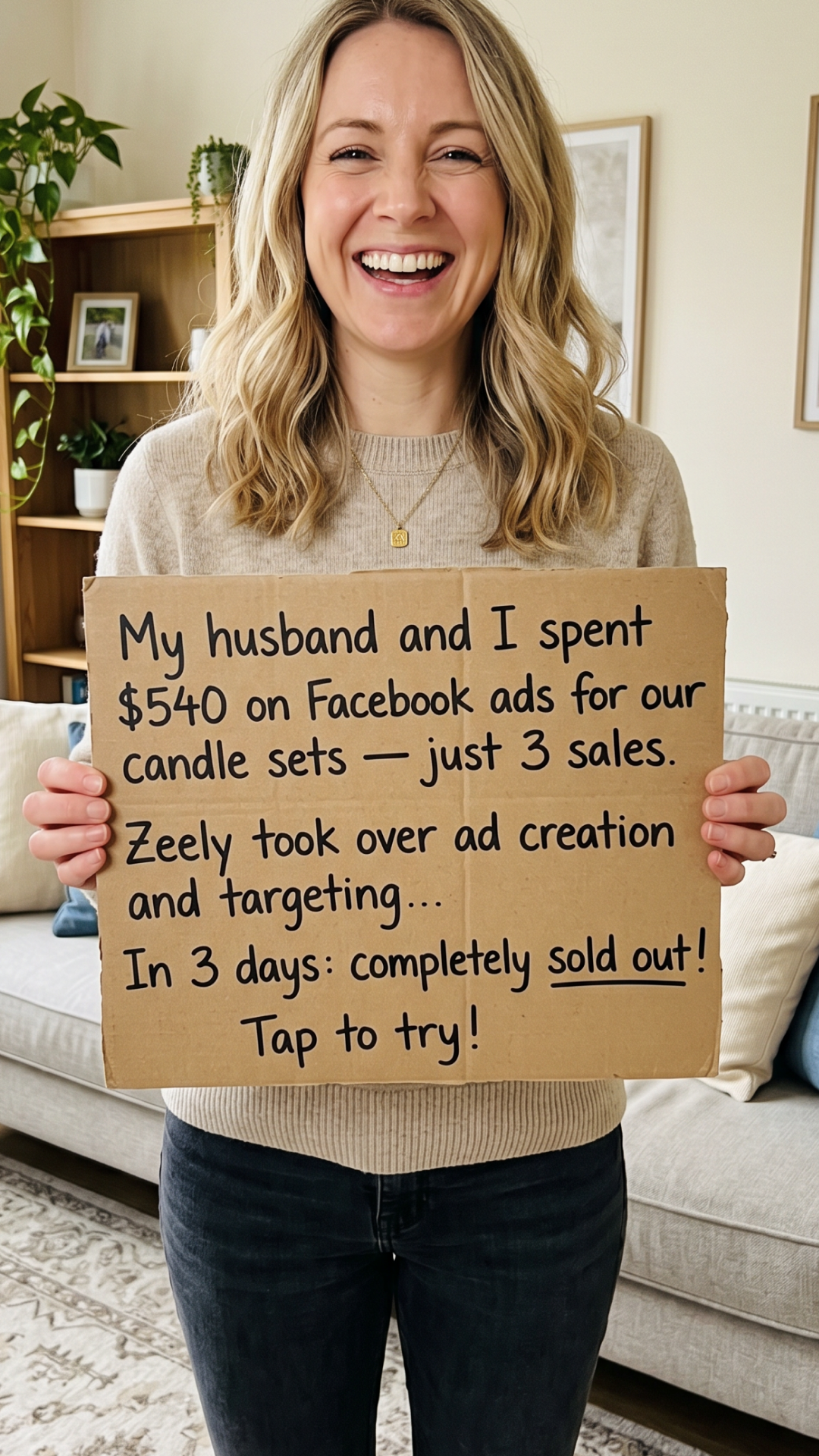 Zeely Facebook ad