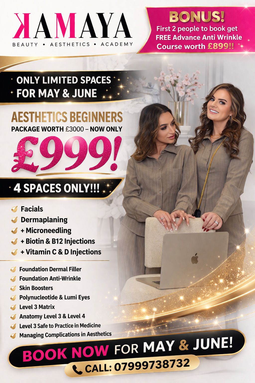 Kamaya beauty, Aesthetics & Academy Facebook ad