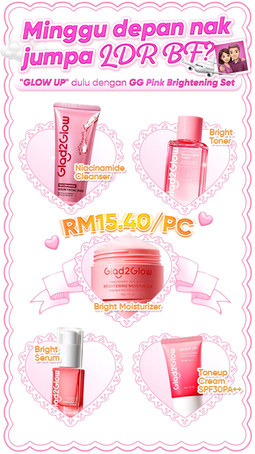 Glad2Glow Malaysia Facebook ad