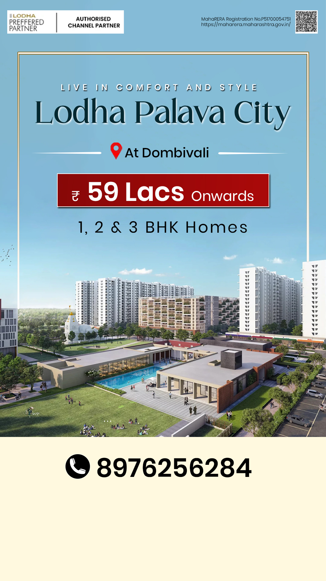 Mumbai Properties Facebook ad: Luxurious 1, 2 & 3 BHK Homes ₹59 Lac