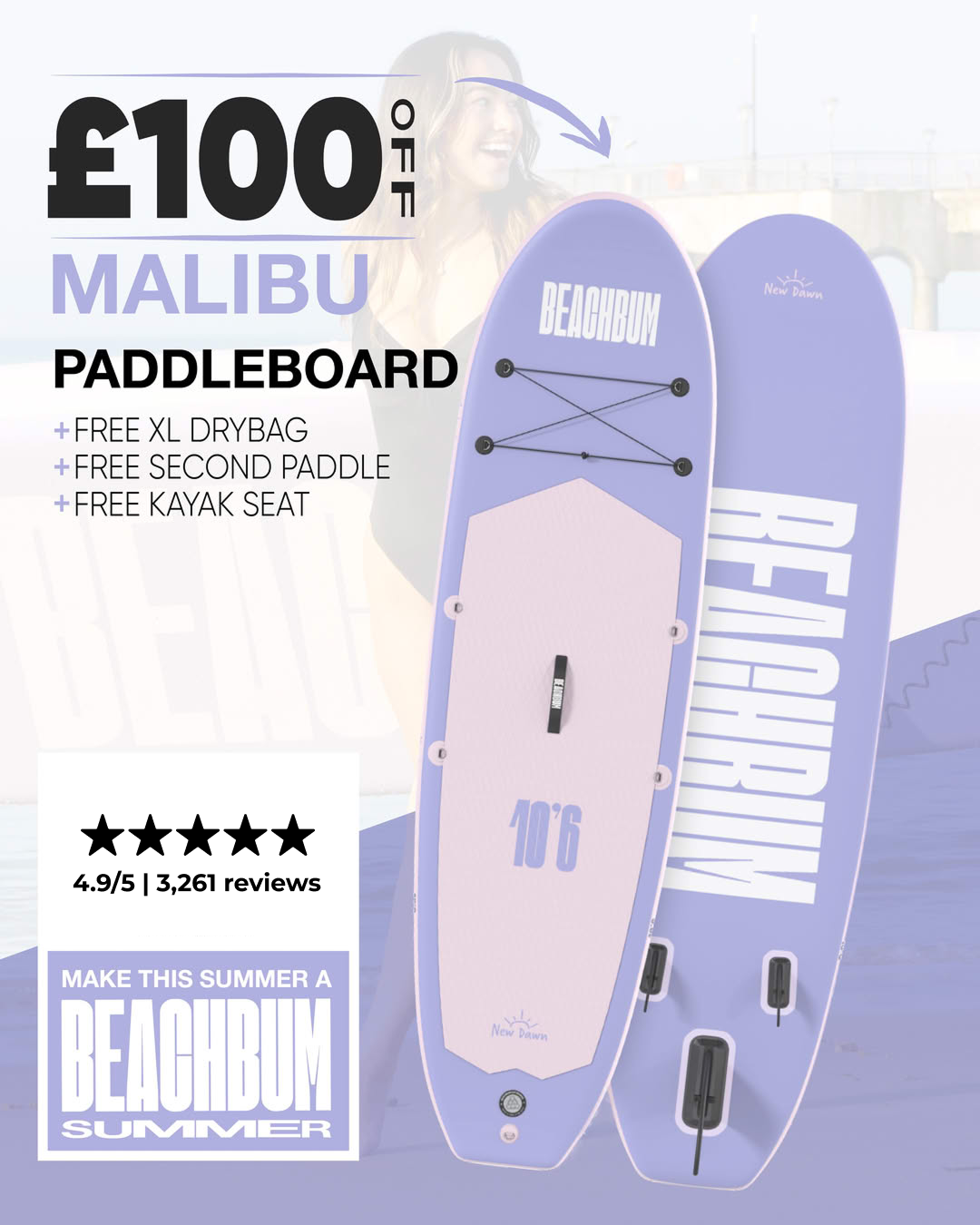 Beachbum Facebook ad
