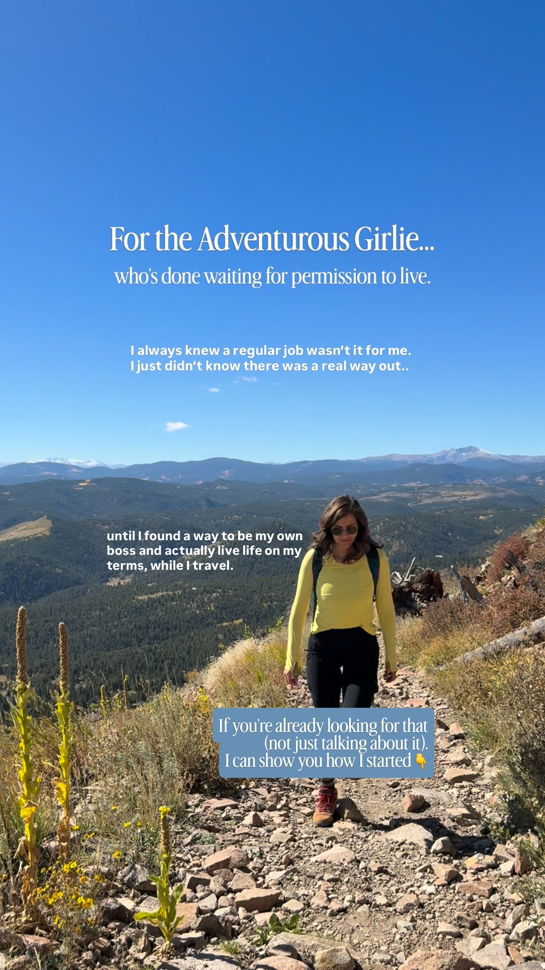 Wanderer Mavericks Facebook ad: I’ve never been someone who felt aligned with…