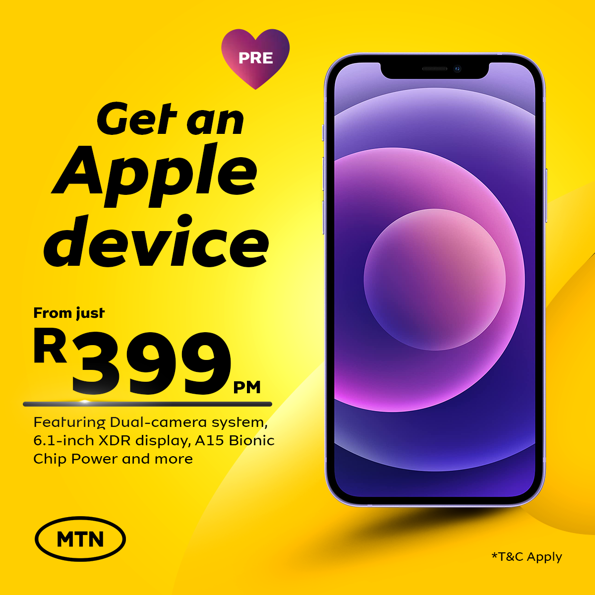 MTN South Africa Facebook ad