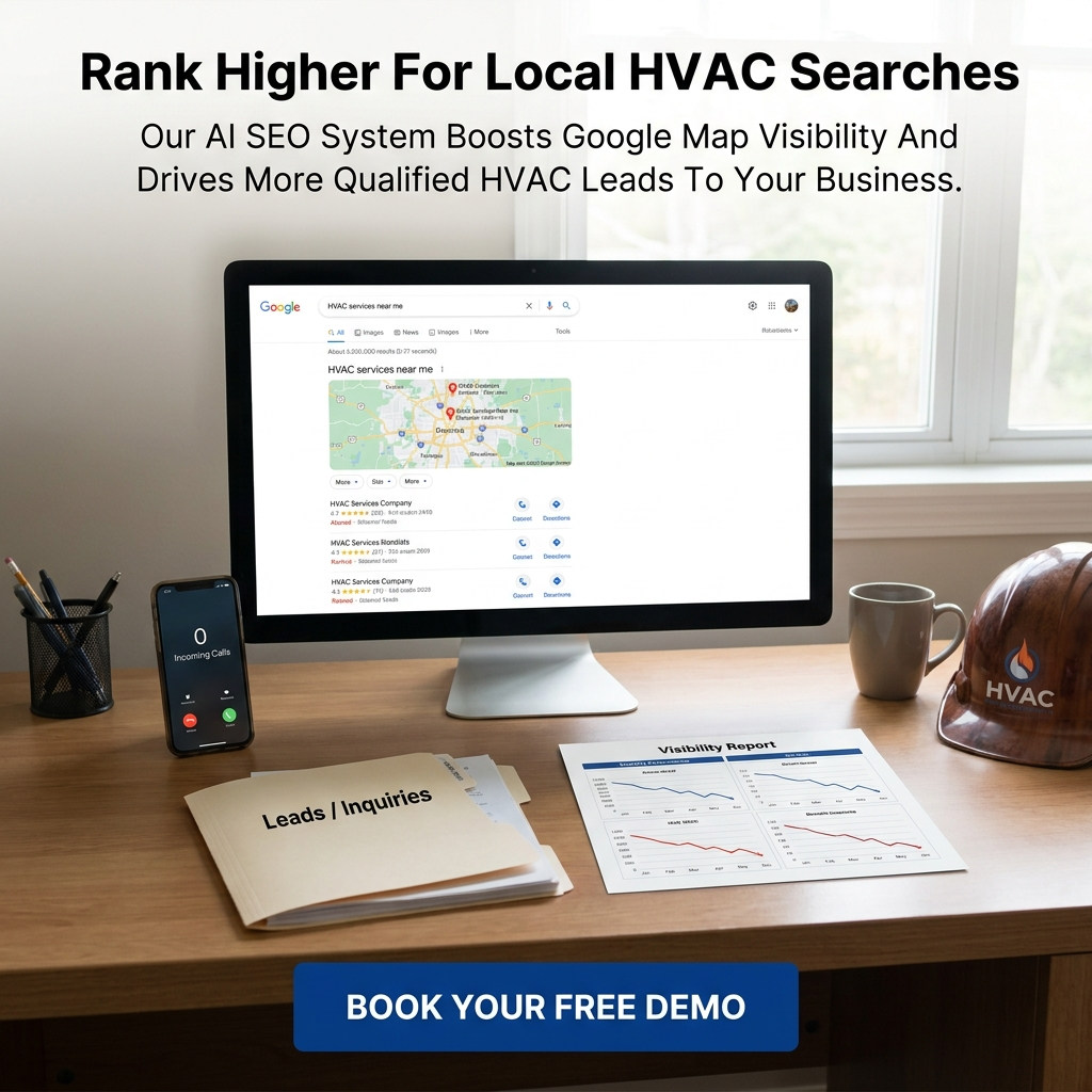 Comfort Pipeline Facebook ad: Rank Higher, Get More HVAC Jobs Every Month
