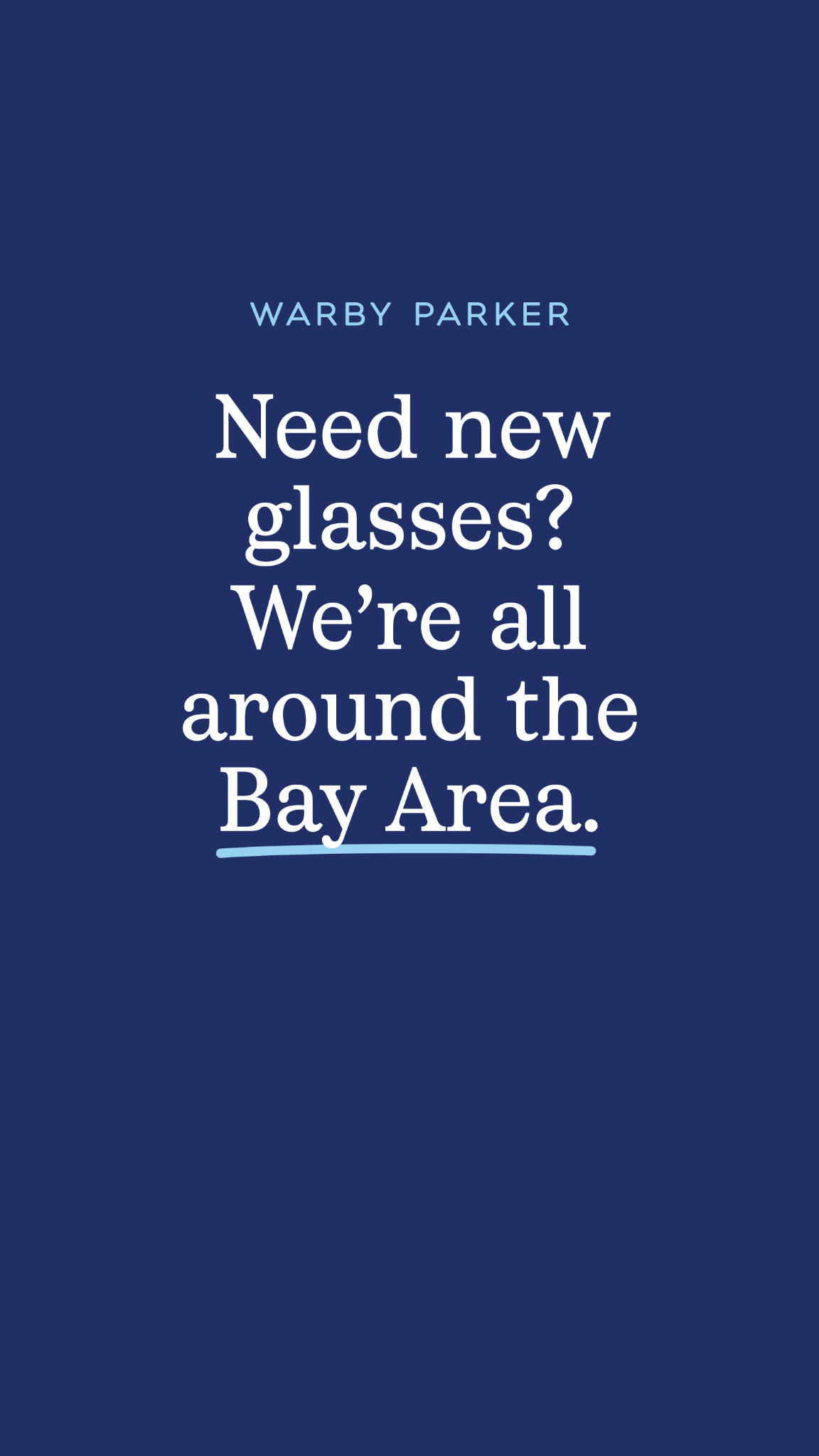 Warby Parker Facebook ad