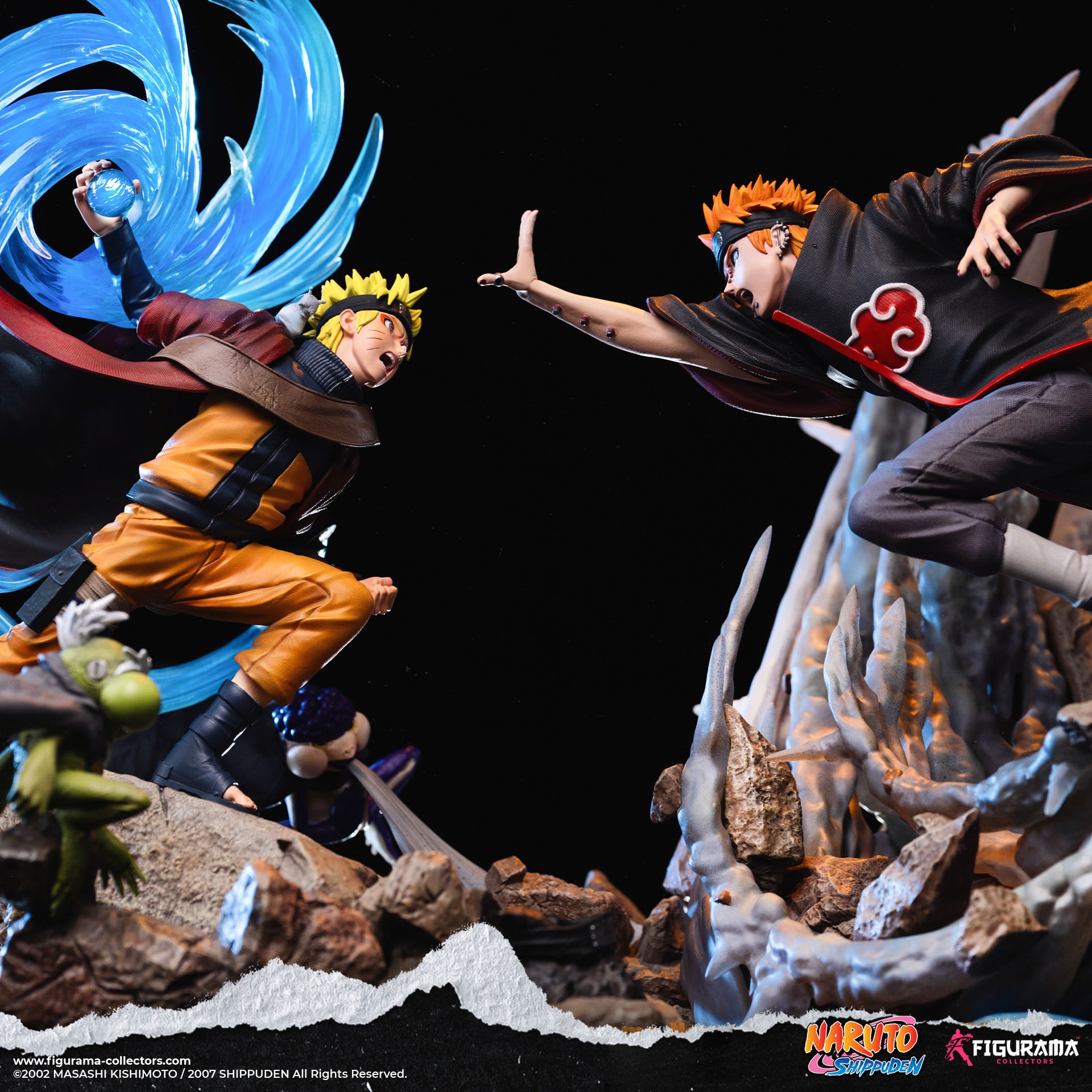 Figurama Collectors Facebook ad: Experience the epic clash between Naruto and Pain…