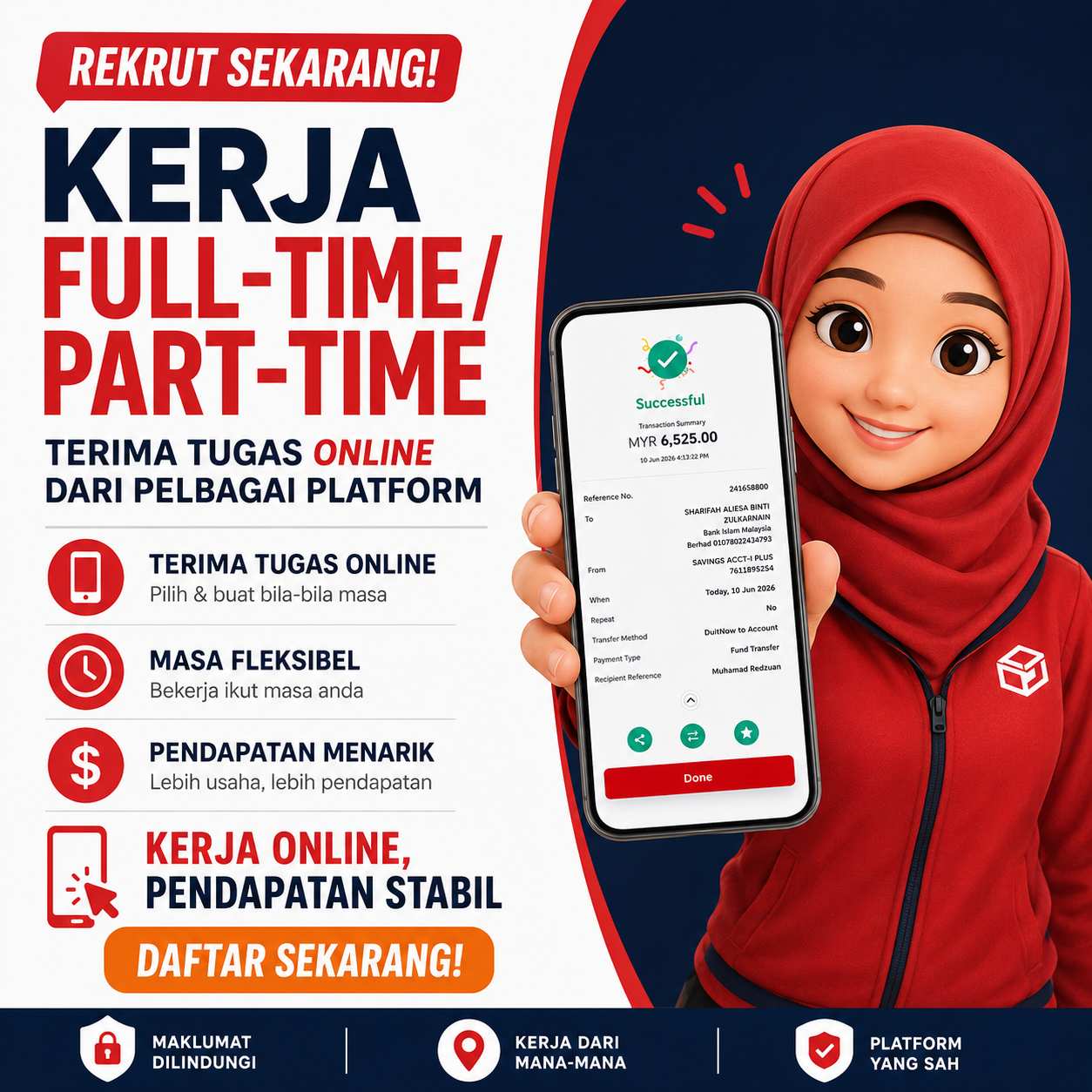 Bloblitho Kantwediblu Facebook ad: FortunePapa Malaysia - Earn Cash by Visiting Brand Websites