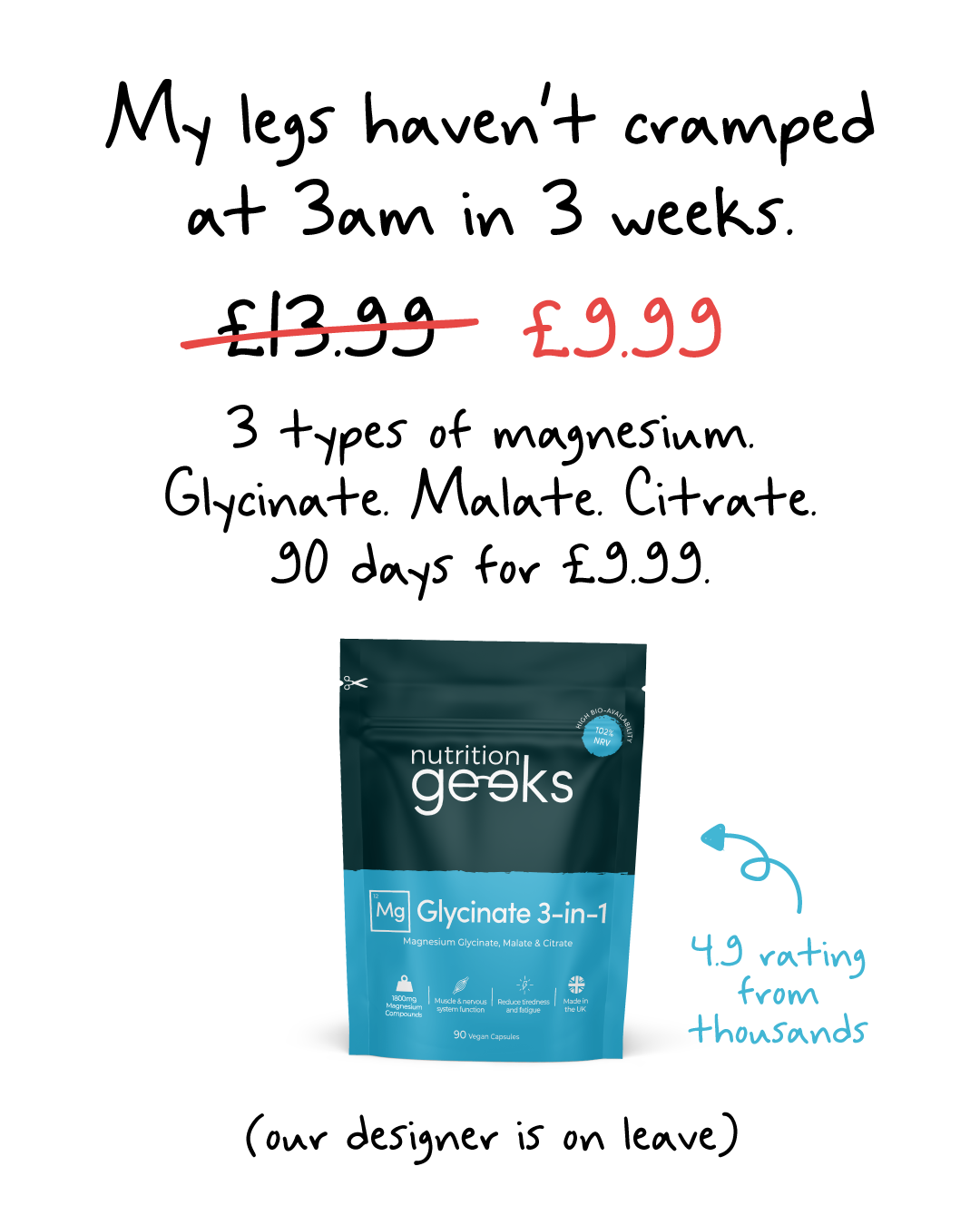 Nutrition Geeks Facebook ad