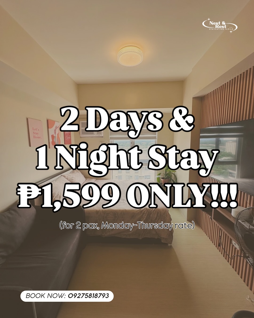 Nest & Rest Staycation Iloilo Facebook ad