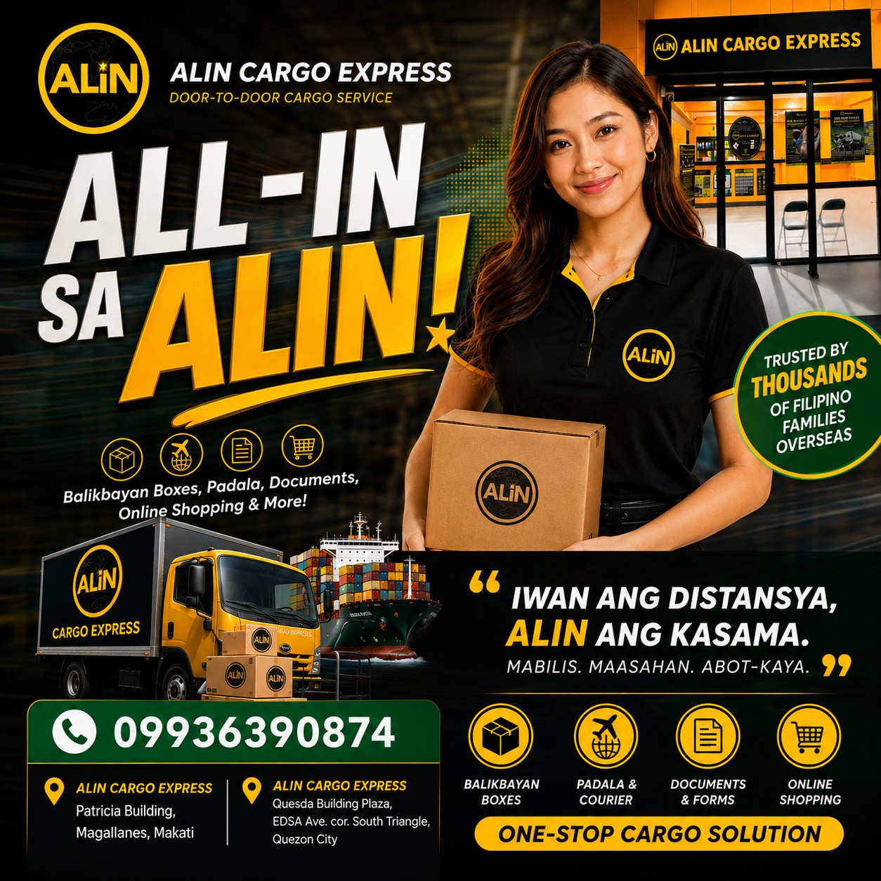 ALiN Cargo Express - Makati City, Metro Manila Facebook ad