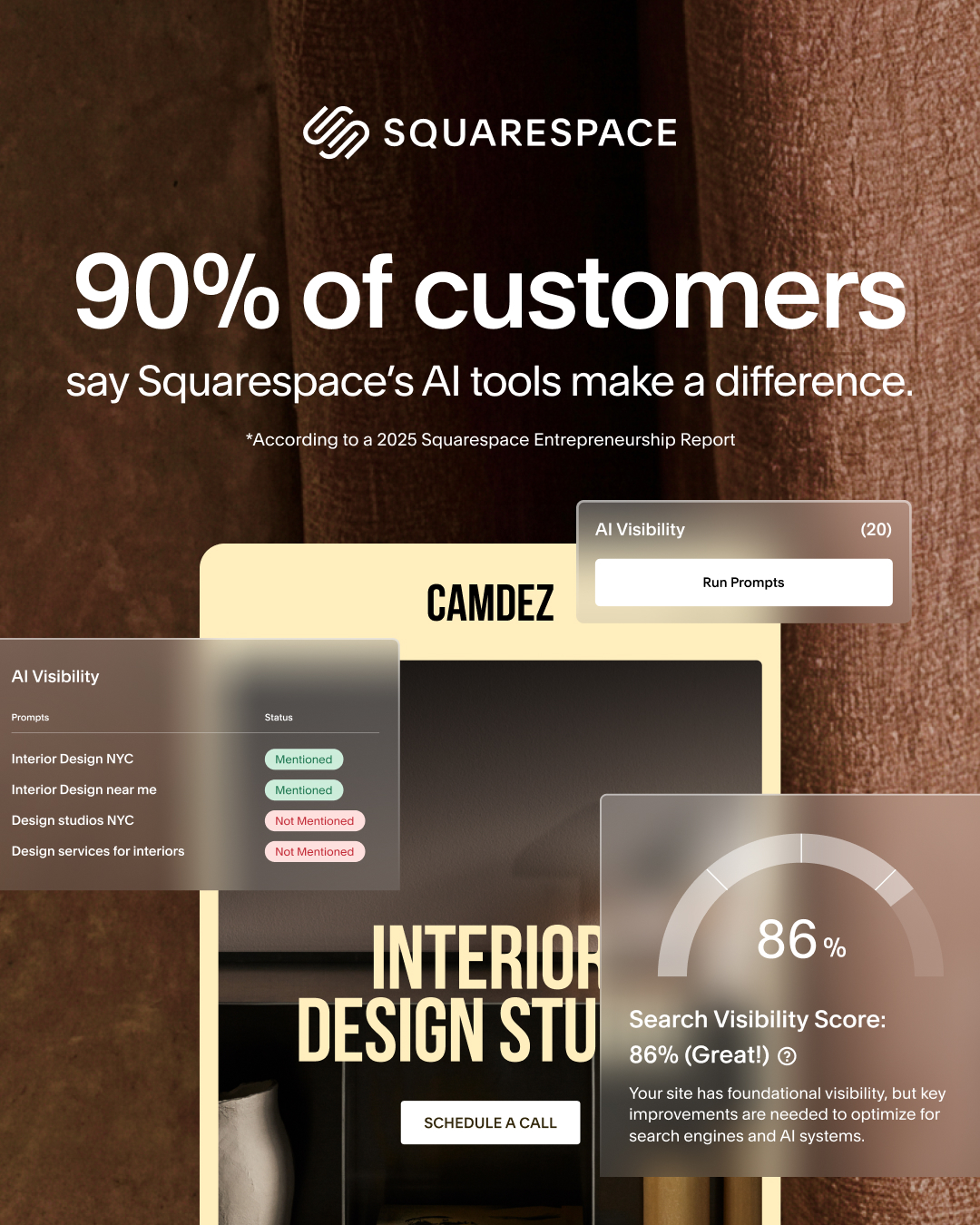 Squarespace Facebook ad