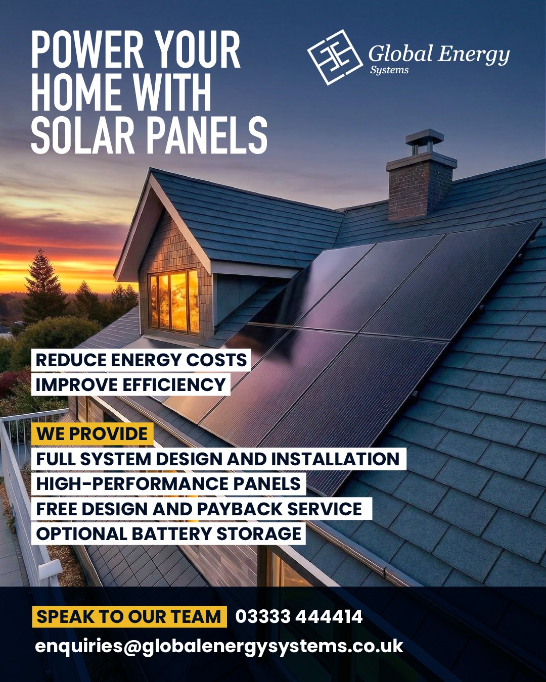 Global Energy Systems Limited Facebook ad from Jul 2, 2026