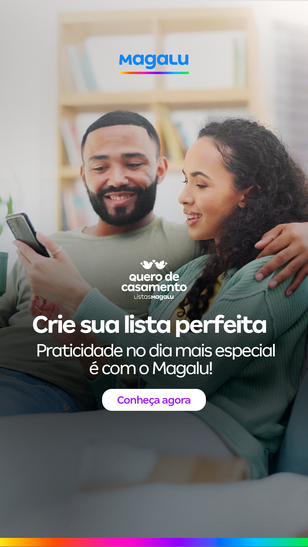 Quero de Casamento Magalu Facebook ad