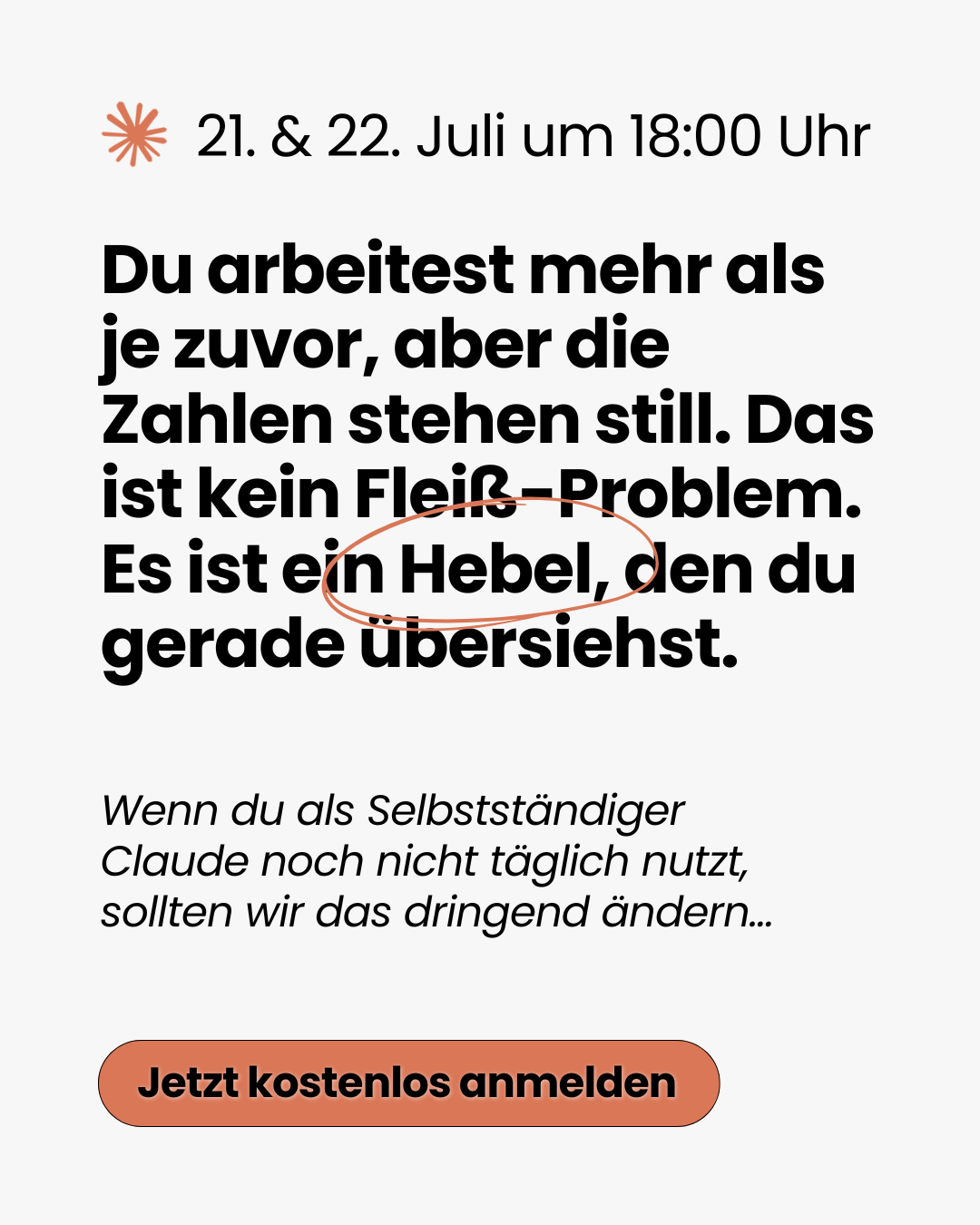 Maximilian Saal Facebook ad