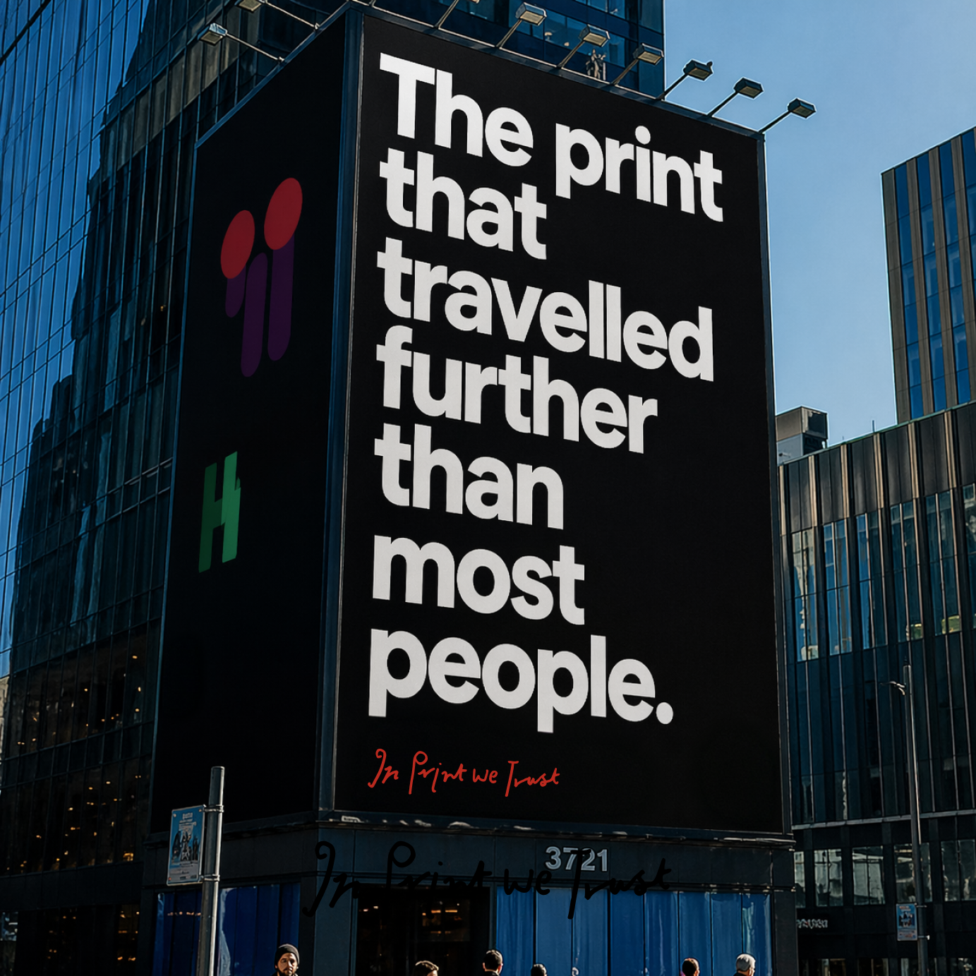 In Print We Trust Facebook ad from Jul 1, 2026