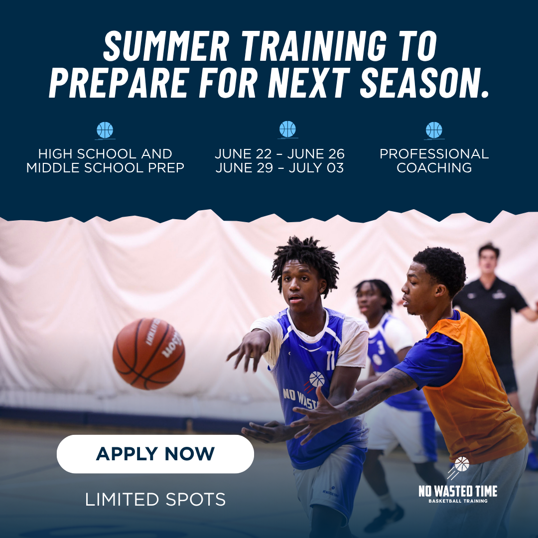 No Wasted Time Bball Facebook ad: Summer Training Starts Here