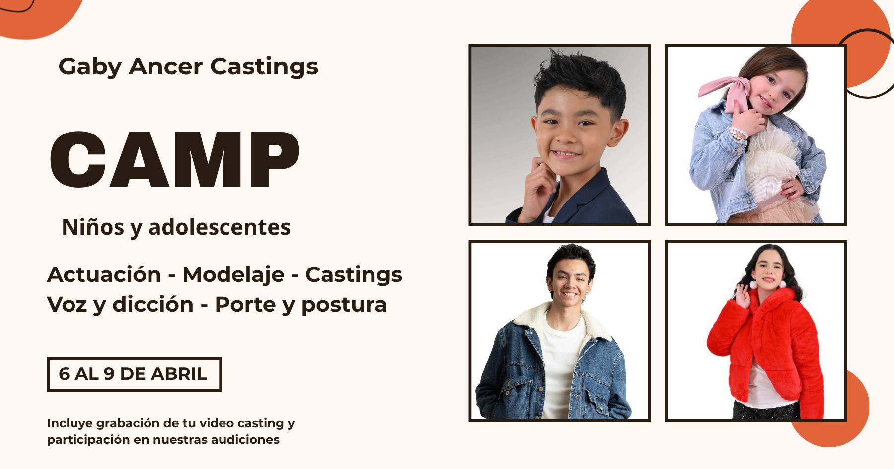 Gaby Ancer Castings & Imagen Pública Facebook ad: 𝗖𝗮𝗺𝗽𝗮𝗺𝗲𝗻𝘁𝗼 𝗱𝗲 𝗔𝗰𝘁𝘂𝗮𝗰𝗶ó𝗻
