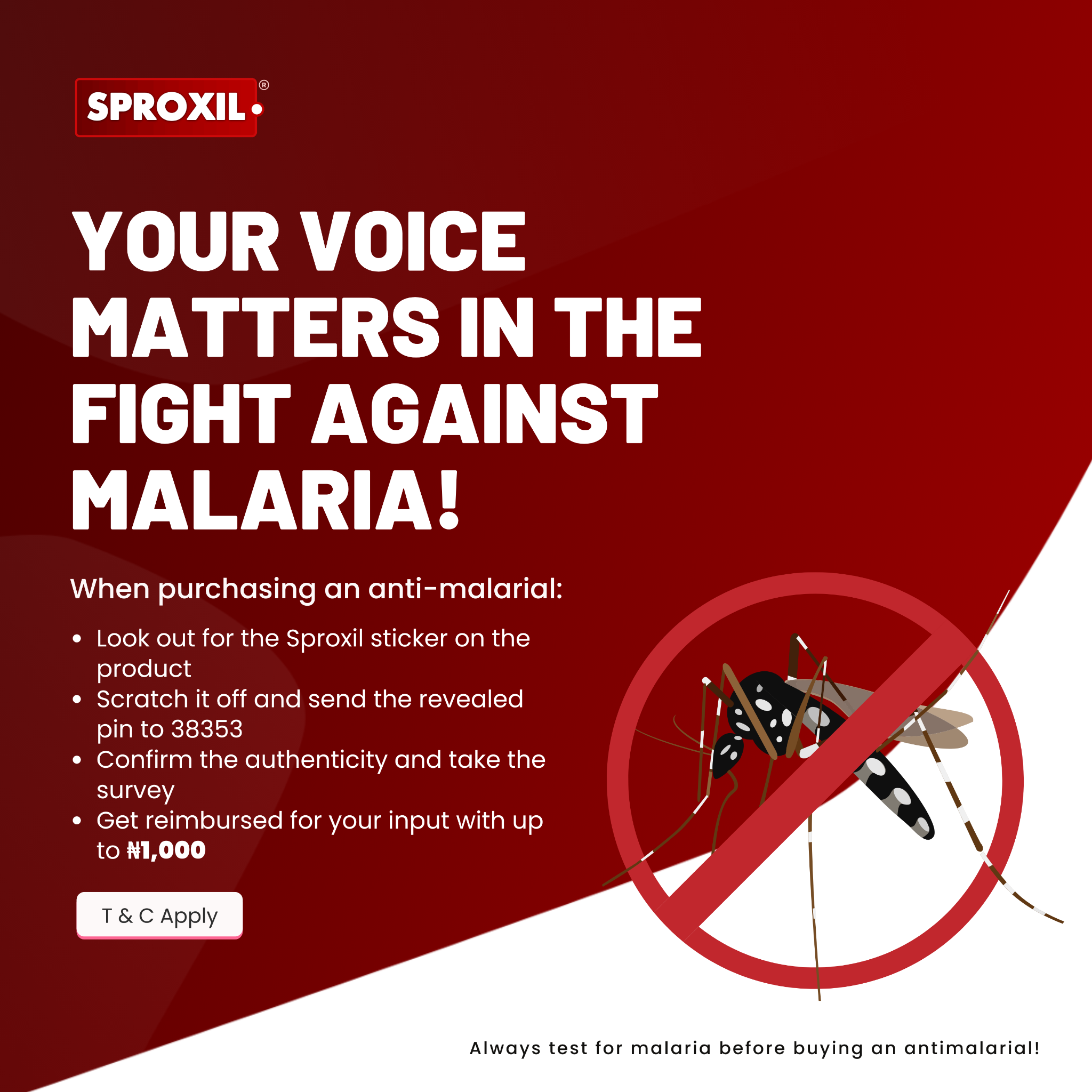 Sproxil Nigeria Facebook ad