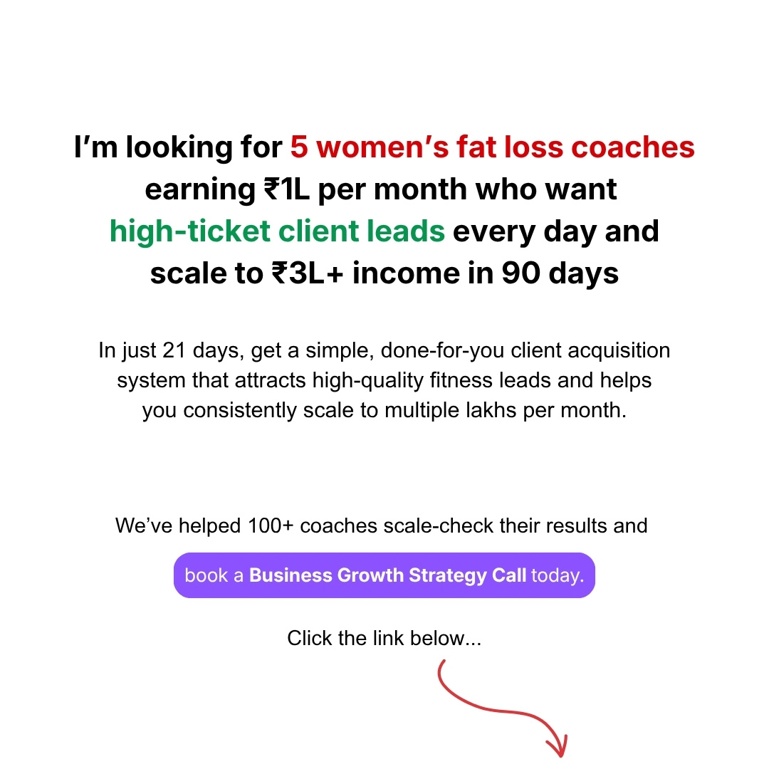 Independent Online Coach  Facebook ad
