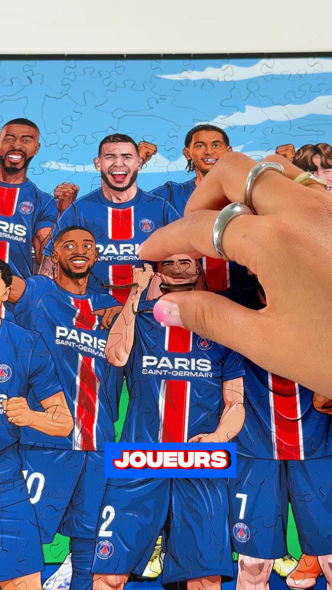 Iconic Puzzles FR Facebook ad: Pour les vrais fans du PSG!