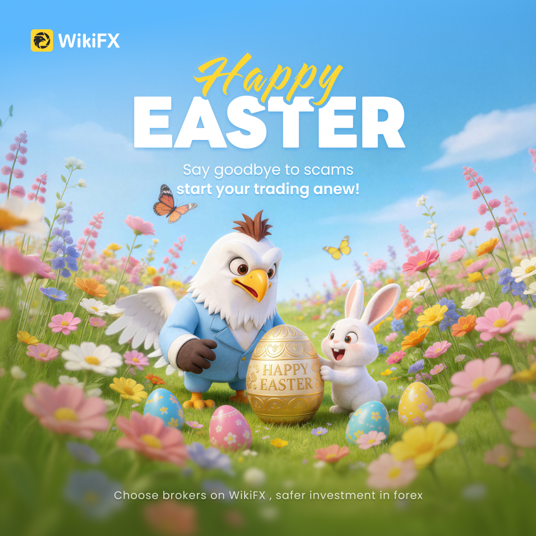 WikiFx APP Facebook ad: Happy Easter