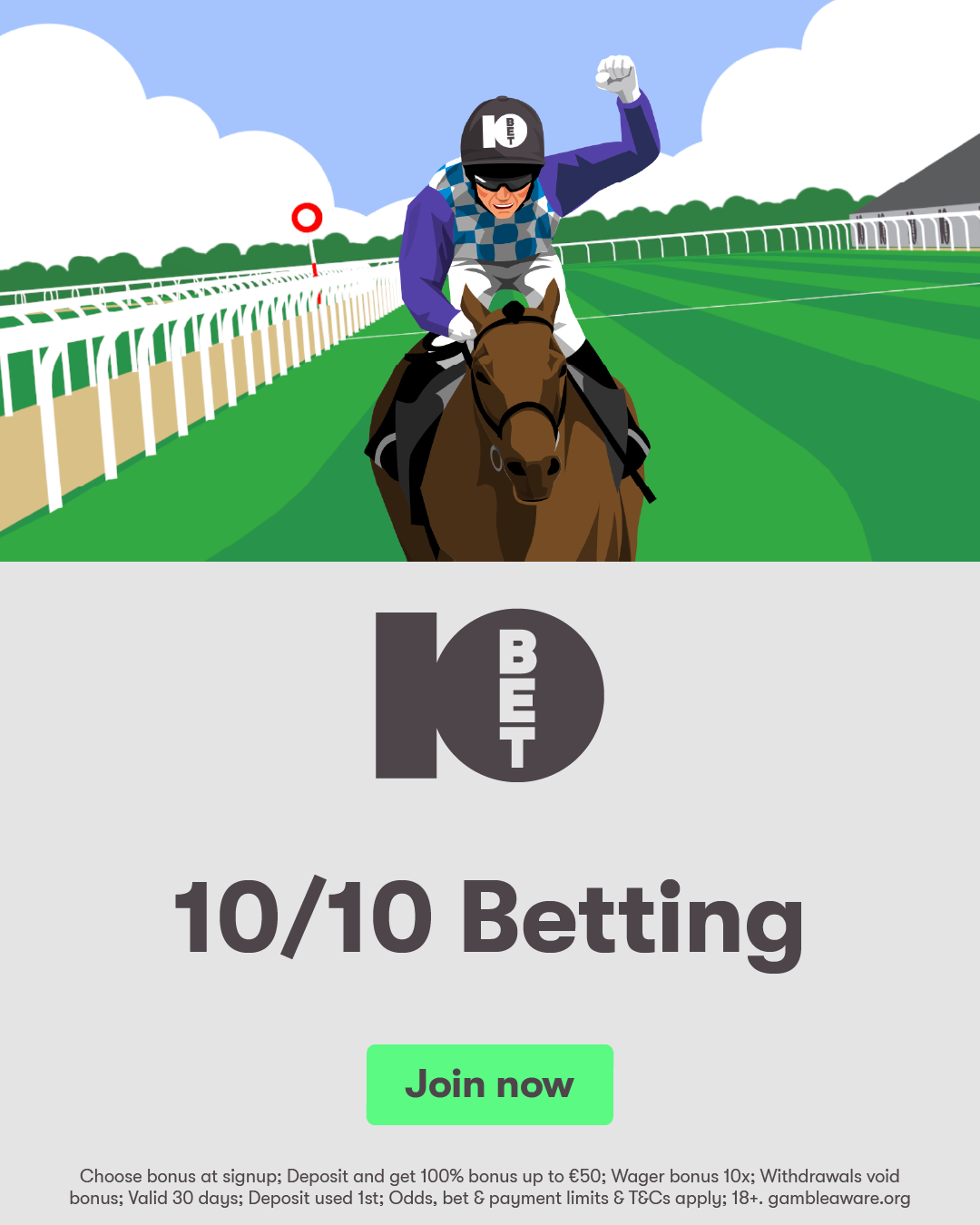 10Bet Facebook ad