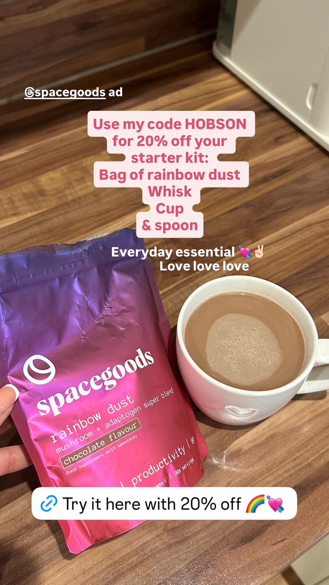Spacegoods Facebook ad