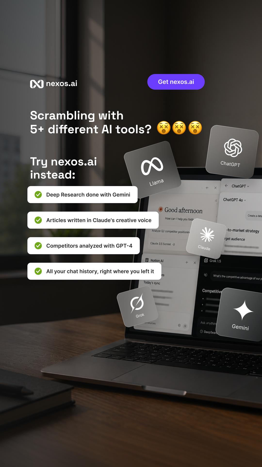 nexos.ai Facebook ad
