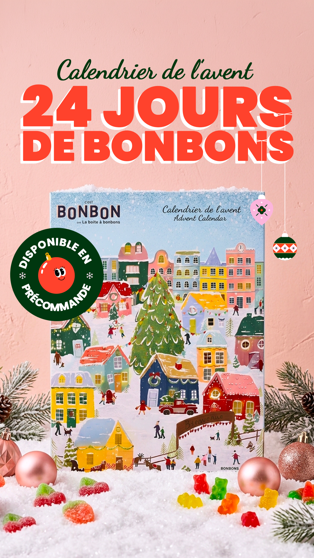 La boîte à bonbons Facebook ad