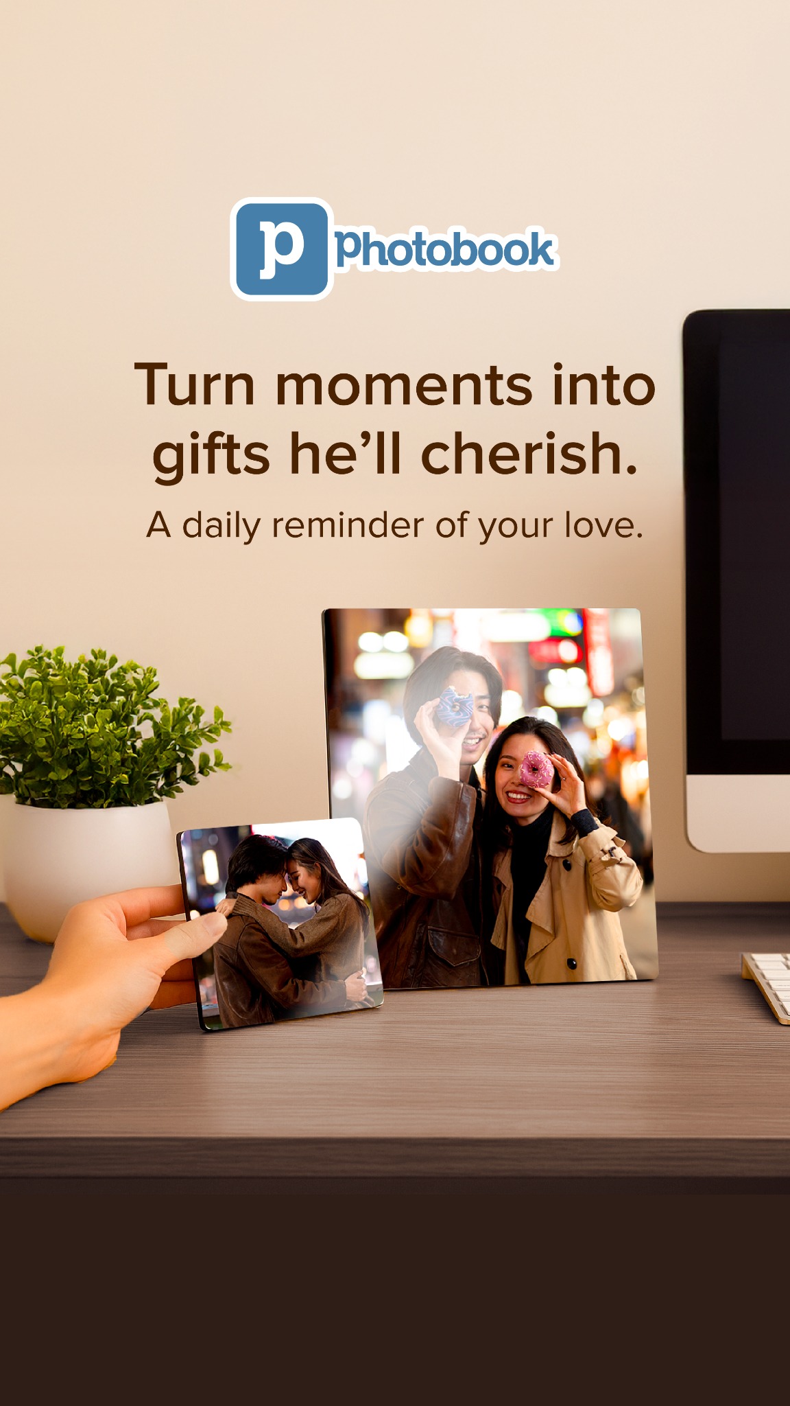 Photobook Facebook ad