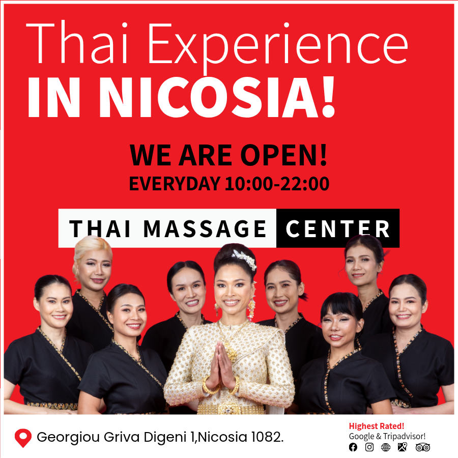 Thai Massage Center Cyprus Facebook ad